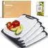 DS Produkte Frühstücksbrettchen 4er-Set, Kunststoff, BPA-frei, spülmaschinenfest (EXIT-4CBMA0477)