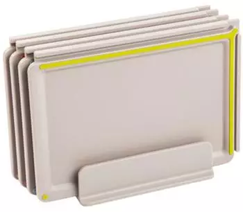 Tescoma COMPACT Schneidebretter mit Ständer, 4-teilig, kombinierbar (378828)