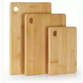 Blumtal Schneidebrett-Set aus Bambus, 3-teilig (EB0177)