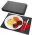 MamboCat Schieferplatten 4er-Set 40x30cm, schwarz (Naturschiefer)