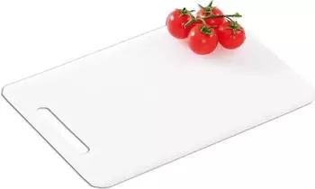 Kesper Schneidebrett Kunststoff (PE), wei&szlig;, 34x23x0,4cm (30480)