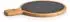 Zeller Schneide- & Servierbrett mit Griff, Bambus/Schiefer, 29,5x22x1,5cm (24509)