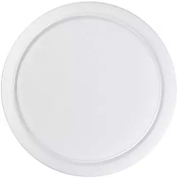 OEM Moa Schneidbrett rund, Kunststoff, weiß, Ø25cm (502)