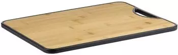 Alpina Doppelseitiges Schneidebrett Bambus & Kunststoff 38x28cm