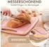 Blumtal Schneidebrett Kunststoff rosa 40x24,5cm, 2er-Set