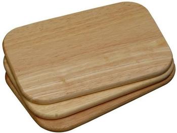 Kesper Frühstücksbrett Holz hell 23 x 15 cm 3er-Pack