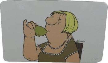 Inkognito Frühstücksbrettchen Frau Loriot