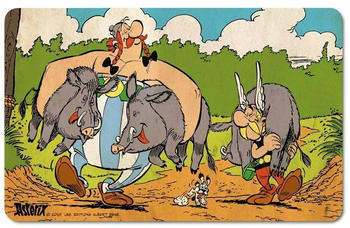 Logoshirt Frühstücksbrettchen im Asterix & Obelix-Look bunt