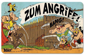 Logoshirt Frühstücksbrettchen mit Asterix & Obelix-Motiv bunt