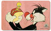 Logoshirt Frühstücksbrettchen mit Tweety und Sylvester-Motiv bunt