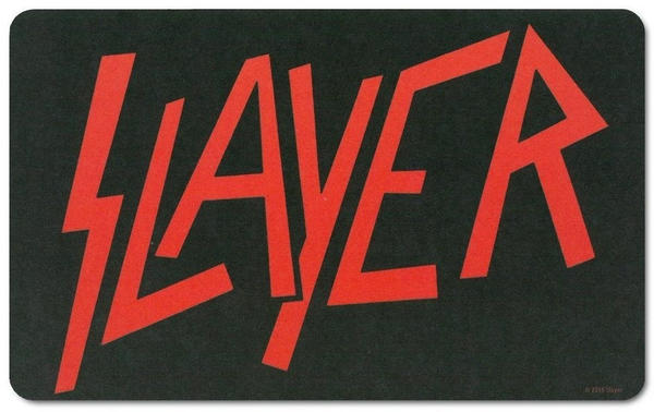 Logoshirt Frühstücksbrettchen mit Slayer-Logo schwarz