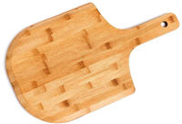 Zeller Present Pizzaschneidebrett "Bamboo" zum Servieren von Pizza