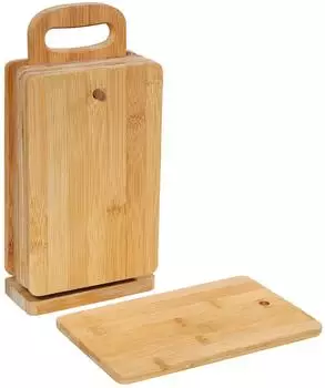 Zassenhaus Eco Line Bambus Frühstücksbrett Set 7-teilig