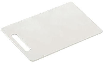 Kesper Tranchierbrett aus PE-Kunststoff, weiß, 24 x 15 x 0,5 cm, 1 Stück