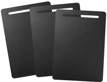 Fiskars Functional Form Schneidebrett 3er Pack Schwarz