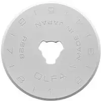 Olfa Rb28-10 - Packung Von 10 Kreisf&ouml;rmigen Klingen 28x0,3 Mm Silber