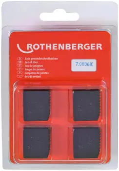 Rothenberger SC Schneidbacken BSPT R 1.1/4" (4 St&uuml;ck) (070836X)