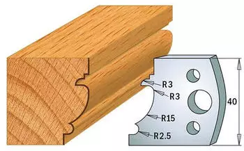 CMT Orange Tools Profilmesserpaar für Kehl- und Kombinationsfräser 40mm (690.121)