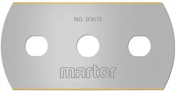 Martor Industrieklinge Nr. 83615 Standardschliff Stahl 0,15mm, 500 St&uuml;ck (83615.35)