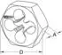 KS Tools HSS Sechskant-Schneidmutter MF M13x1,5 (333.0041)