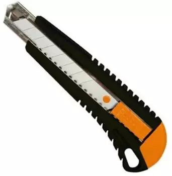 Fiskars Cuttermesser mit Metallf&uuml;hrung 18mm Orange/Schwarz (1003749)