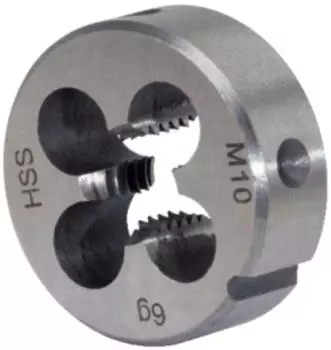 KS Tools HSS Co Schneideisen M16 x 2,0, Stahl, 45mm (332.0011)