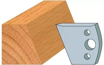 CMT Orange Tools Geformte Messer 40x4mm, 2er-Set (690.001)