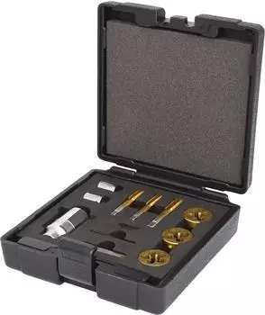 KS Tools Gewindeschneid-Satz für Radmuttern und -schrauben 3/8", 11-tlg. (150.1420)