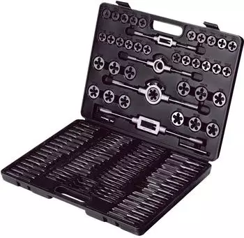 Toolcraft Gewindebohrer- und Schneideisensatz M2&ndash;M18, geh&auml;rteter Wolframstahl (TO-9913164)
