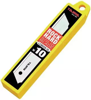 Tajima Rock Hard Blade Cutterklingen 25mm, ohne Sollbruchstellen, 10 St&uuml;ck (LCB65S-10H)