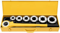 Rems Eva Set R 1/2 -3/4 -1- 1 1/4-1 1/2-2 Hand-gewindeschneidkluppe Im