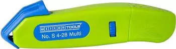 WEICON 53057328 - Kabelmesser, No. S 4-28, Multi - Green Line, f&uuml;r Rundkabel, 4,0