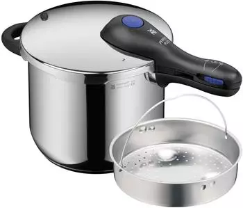WMF Perfect Plus One Pot Schnellkochtopf mit Dampfgareinsatz 22 cm 6,5 Liter