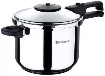 Bergner CRETA Schnellkochtopf Edelstahl 6L (500547)