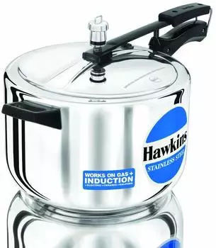 Hawkins B85 Schnellkochtopf 8 l Edelstahl Induktion Silber