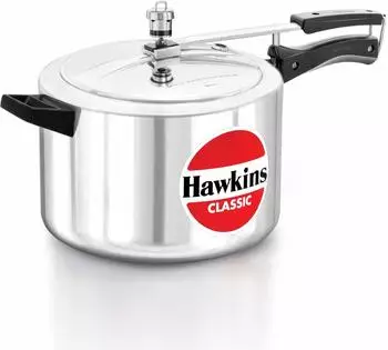 Hawkins Classic CL8W Schnellkochtopf 8 l Aluminium Silber breiter Körper