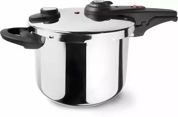 Lacor Master 71884 Schnellkochtopf Edelstahl 4L 22cm Silber