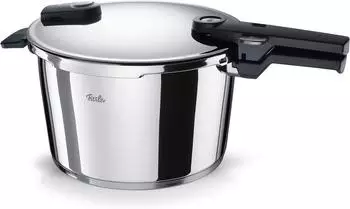 Fissler Vitaquick Elemental Schnellkochtopf 8 l Edelstahl Silber
