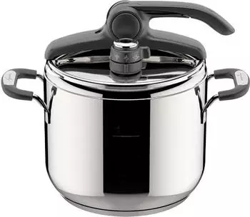 ZWILLING EcoQuick II Pressure Cooker - 6 Liter Stainless Steel For All Stovetops Including Induction