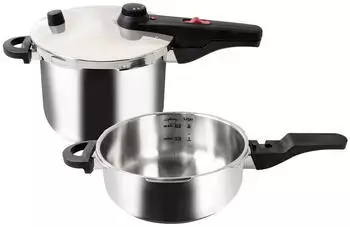 Kelomat Schnellkochtopf Set Alfa 2-teilig &Oslash;22cm 6/3l