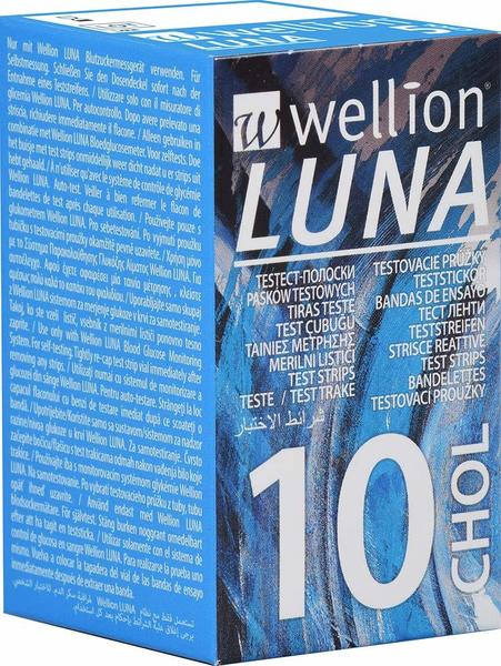 Wellion Luna Cholesterol Test (10 pieces)