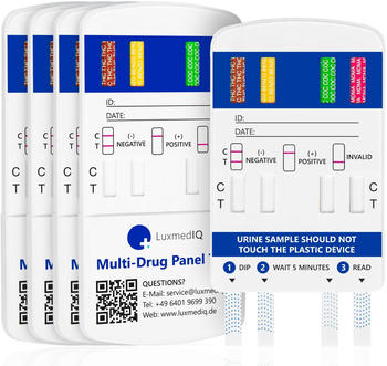 LuxmedIQ Drogenschnelltest Multi 8 (5 Stk.)