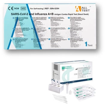 Alltest Covid & Influenza A+B Antigen-Schnelltest (Nasenabrstich) | Gratis parahealth Corona Tests 10 St Alltest Covid & Influenza A+B Antigen-Schnelltest (Nasenabrstich) | Gratis parahealth Corona Tests 10 St