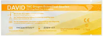 David 3 x THC Drogentest Streifen 20ng/ml Cannabis