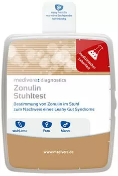Medivere Labordiagnostik Zonulin Stuhltest pr&auml;zise Bestimmung von Zonulin f&uuml;r die Diagnose von Leaky Gut Syndrom