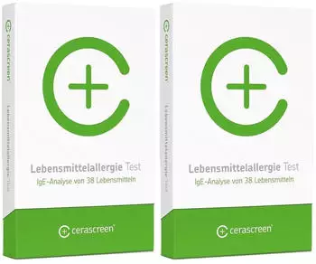 Cerascreen Lebensmittelallergie Test IgE-Analyse 2x 2x1 St