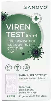 ApoTeam OTTO Office Selbsttest 5-in-1 Schnelltest Viren Check