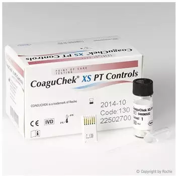 Roche Diagnostics CoaguChek XS PT Controls 4 Stück