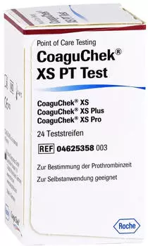 CC Pharma Coaguchek XS PT Test PST 1x24 St