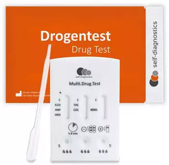 self-diagnostics Multidrogentest Multi 6 TG Urin 1 St Test
